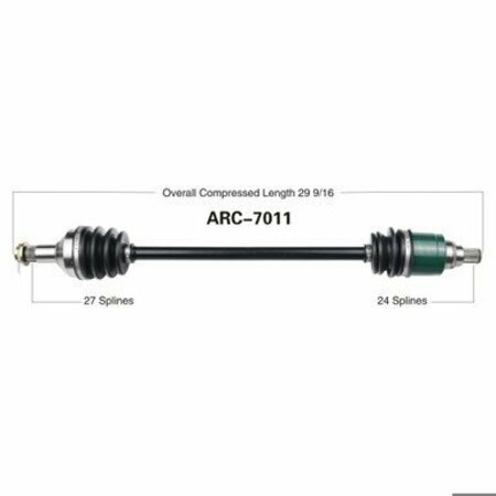 WIDE OPEN OE Replacement CV Axle for ARCTIC FRONT WILDCAT 12- ARC-7011